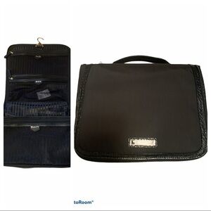 Victoria's Secret black hanging cosmetics case